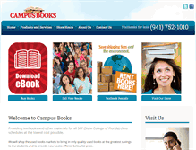 Tablet Screenshot of campusbooks-scf.com